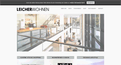 Desktop Screenshot of leicherwohnen.de